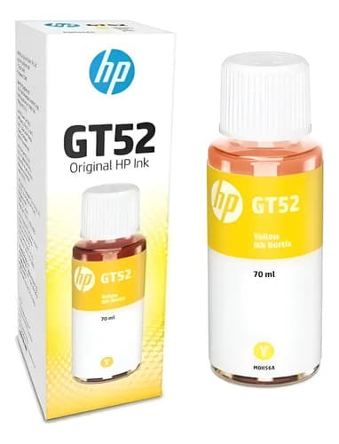 Tinta Hp Gt52 Amarilla M0h56al 315 415 530 720 Vencida 2024 Amarillo