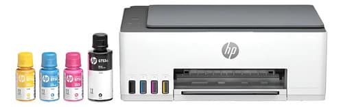 Impresora Multifunción A Color Blanco Hp Smart Tank 580 Con Blanco