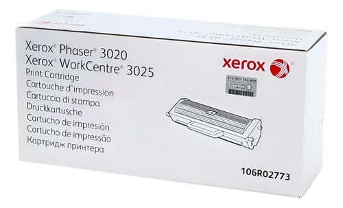 Toner Xerox 3020 3025 Original 106r02773 Carga Completa Negro
