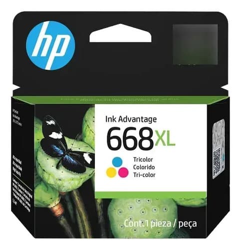 Cartucho De Tinta Hp 668xl 7fp38vl Tricolor