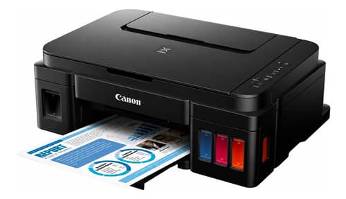 Impresora Multifunción A Color Canon Pixma G3110 Con Wifi Negro