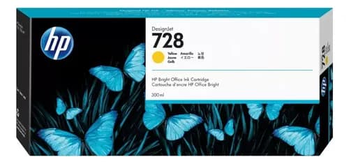 Cartucho De Plotter Amarillo Hp 728 F9k15a T730/t830 300ml