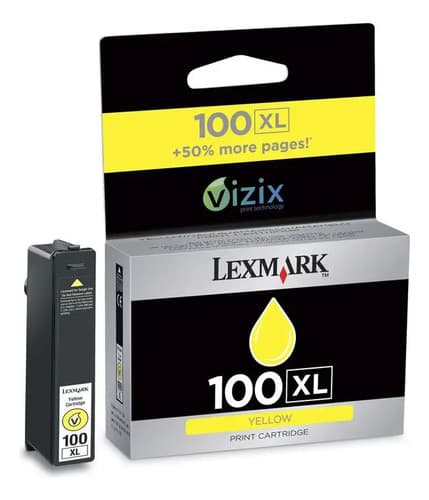 Cartucho De Tinta Amarillo 14746 Para Lexmark 100 Xl 14n1071