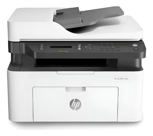 Impresora Multifuncional Hp 137fnw Laser Mfp Blanco Blanco