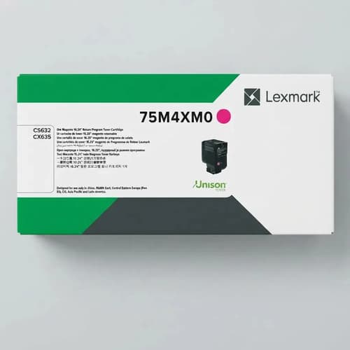 Tóner Lexmark 75m4xm0 Color Magenta Para Cs632 Cx632 Cx635 De 11000 Páginas