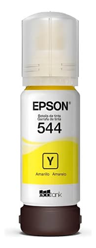 Tinta De Impresora Epson T544 Amarilla De 65 Ml Yellow