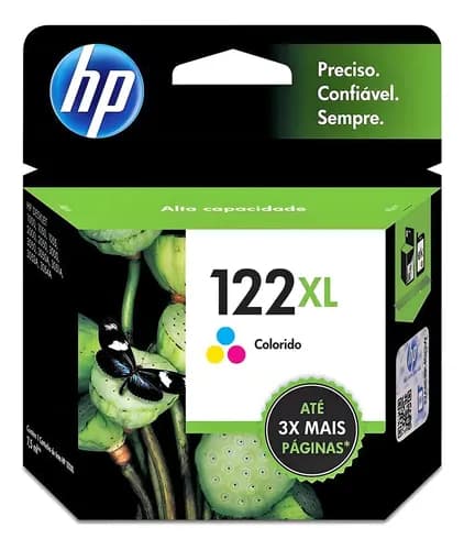 Cartucho De Tinta Tricolor Hp 122xl De 8 Ml