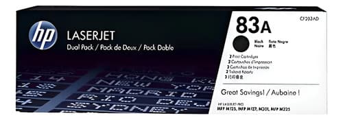 Toner Hp 83a Cf283a 283a Cf283 M125 M127 M201 M225 Original Negro