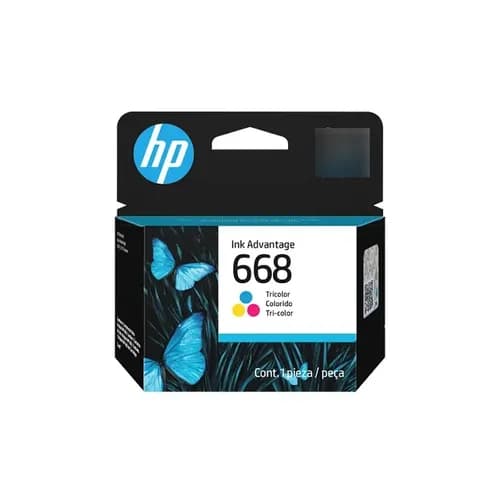 Cartucho De Tinta Original Hp 668 Tricolor (7fp36vl)