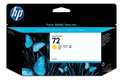 Cartucho Hp 72 Xl Amarillo C9373a 130 Ml T610 T1100 Original