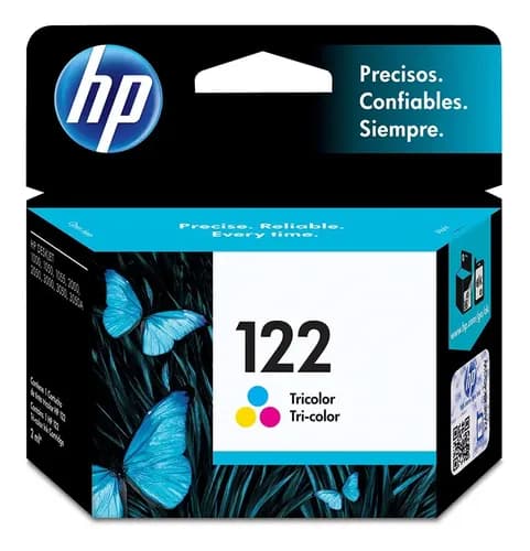 Cartucho De Tinta Hp 122 Tricolor (ch562hl) Para Hp Deskjet 1000, 2050, 3050, 2000