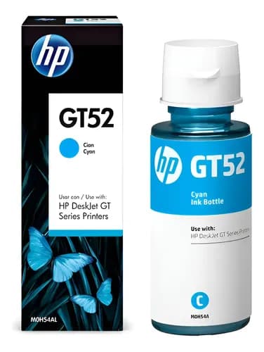 Tinta Hp Gt52 Cyan Original M0h54al Deskjet Gt5820 410 415 Cian