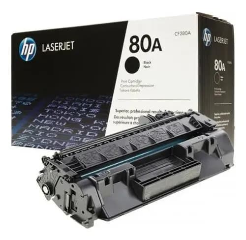 Cartucho De Toner Hp Cf280a 80a Para Laserjet Pro 400 M401 M425dn Series Negro