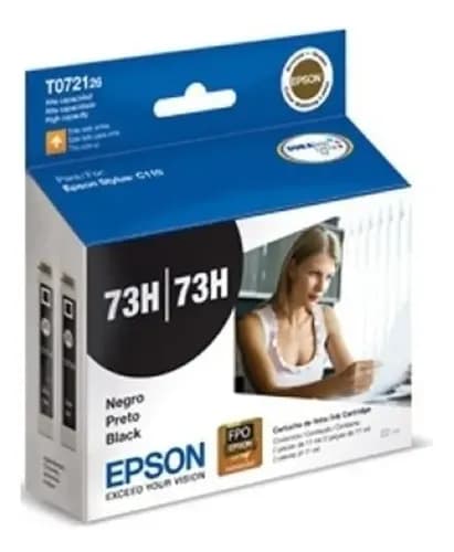 Cartucho Epson 73h 73hn T072126 T073120 C110 T30