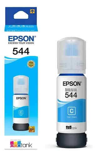 Epson T544 Cian 65 Ml 1 Pack Original Tinta Color Cian