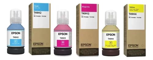 Kit De 3 Tintas Epson T49h Cian Magenta Amarillo Originales Cian, Magenta, Amarillo