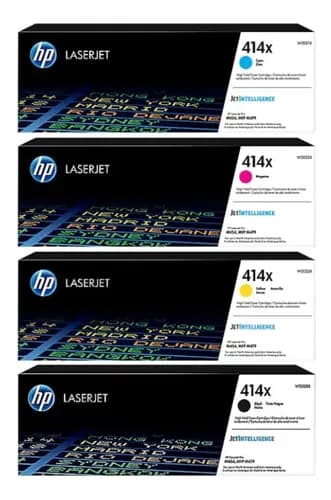Tóner Hp 414x Color Cmyk En Pack X 4 Unidades M454 M479 Cmyk
