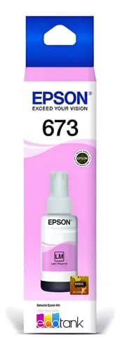 Tinta Epson 673 Original Claro Light L805 L800 810 850 L1800 Magena Claro