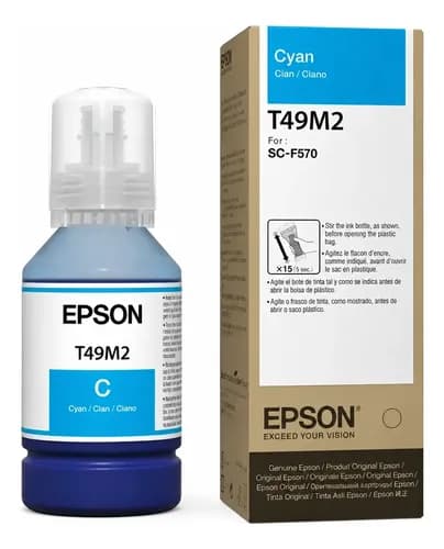 Tinta Epson T49h T49h1 Cyan 140ml T3100x T3170x Cian