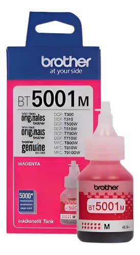 Cartucho Brother Bt5001 5001 Magenta T300 T500 T700 T800 Ori