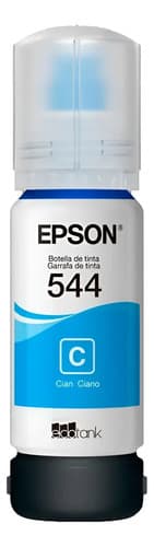 Tinta Epson 544 Cyan L3110 L3150 L5190 Tinta Cian - Cian