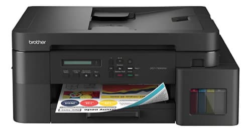 Impresora 3 En 1 Brother T830dw Tinta Ex T820dw Red Wifi Adf Negro