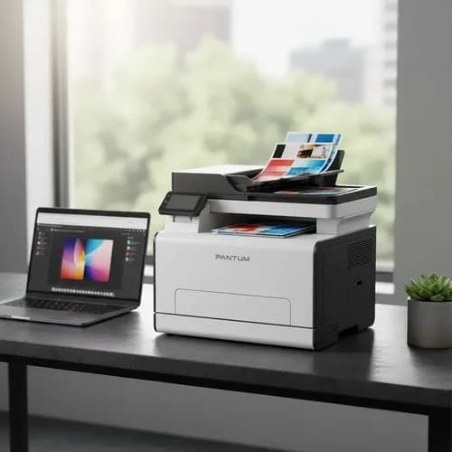 Pantum Imp Cm2107adw Impresora Multifuncion Color Blanco Blanco