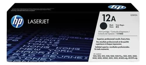 Tóner Hp 12a Negro Laserjet (q2612a) Para Hp Laserjet 1018, Negro