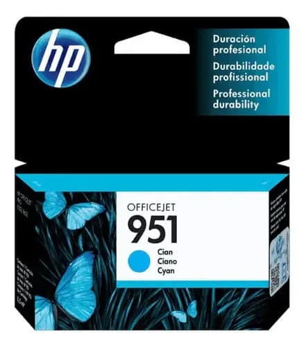 Cartucho Azul Cian Hp 951 - Cn050, 8,5 Ml