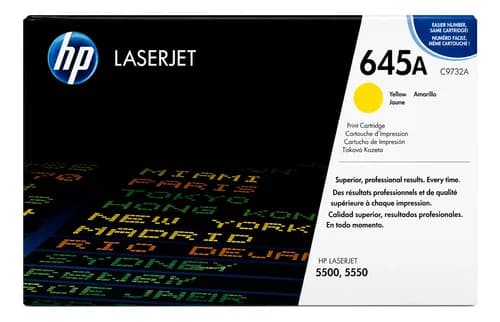 Toner Hp 645a 645 C9732a Amarillo C9732 9732 5500 5550 Hp