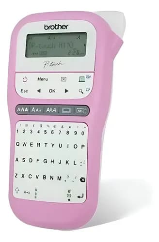 Rotuladora Etiquetadora Portátil (rosa) Brother Pt-h110pk Rosa