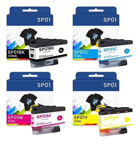 Kit De Tinta De Sublimación Brother Sp1 Sp-1, 04 Núcleos