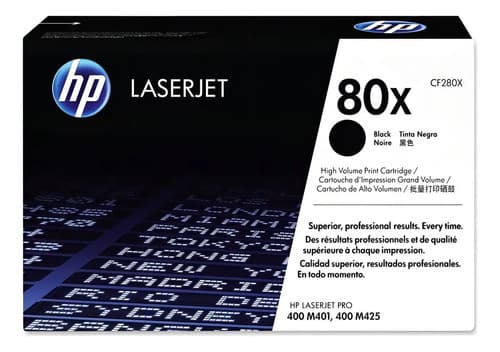 Toner Original Hp Cf280x 80x Alto Rendimiento Negro