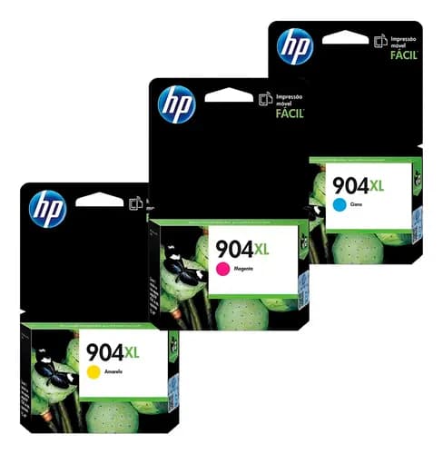 Cartucho De Tinta Tricolor Hp 904xl De 9,5 Ml, 3 Unidades