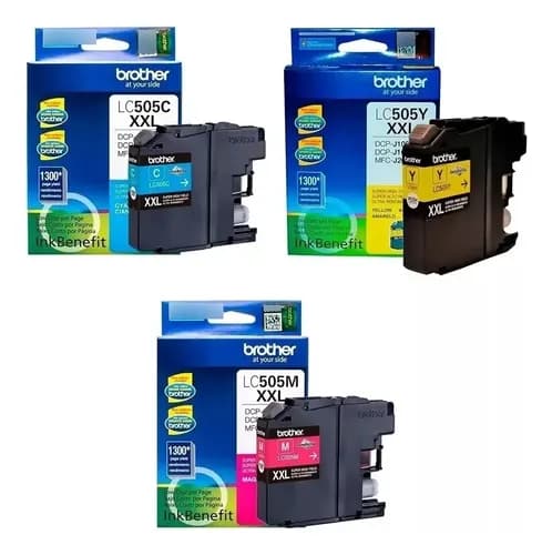 Cartuchos Brother Lc505xxl J100 J105 J200 3 Colores