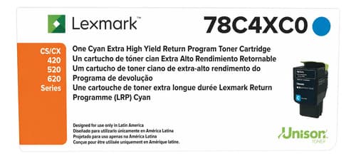 Toner Lexmark 78c4xc0 Cs420 Cs520 Cs620 Cx420 Cx520 Cx620 Ti Cian