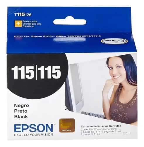 Cartucho Epson 115 115126 T33 Tx515fn T1110 Factura Garantia