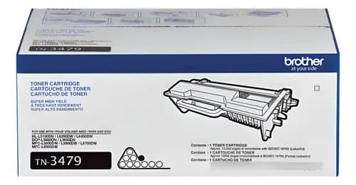 Toner Brother Tn3449 3479 L5100 L5600 L5650 L6200 L6400 6900 Negro