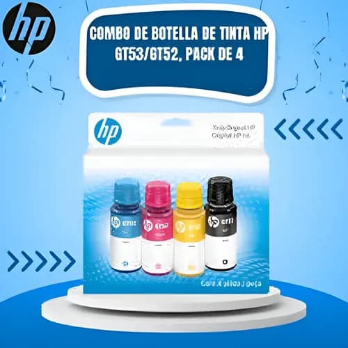Tintas Hp Gt53 + Gt52 Pack X4 315 410 415 515 530 533 615 Negro/cian/magenta/amarillo