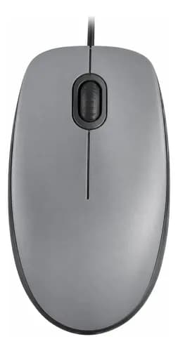 Mouse Optico Logitech M110 Silencioso Usb Negro Gris