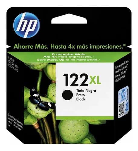 Cartucho Hp 122 Xl 122xl Negro Ch563hl Garantía Original