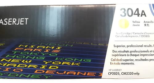 Toner Hp Cc532a Cc532 532a 304a 304 Amarillo Cp2025 Cm2320 Amarillo Hp