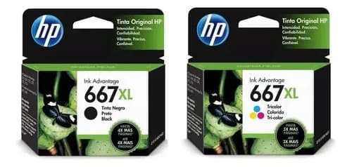 Combo Cartucho Hp 667 Xl 667xl 1275 2374 2375 2376 2875 6475