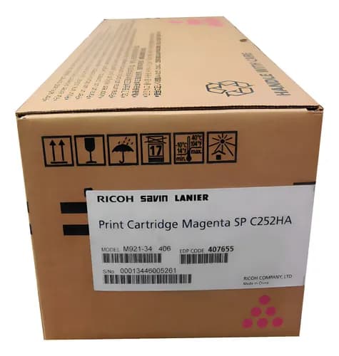 Tóner Ricoh Savin Lanier C252ha Color Magenta Magenta