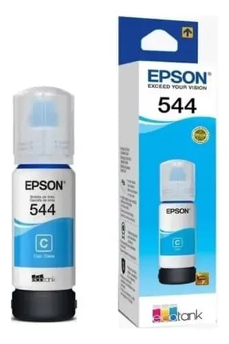 Botella Epson Ecotank T544 Cyan 70ml T544220-al /v /vc Tinta Cian