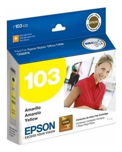Cartucho 103 Amarillo T103420 T 40 Tx 515 550 600 T 1100