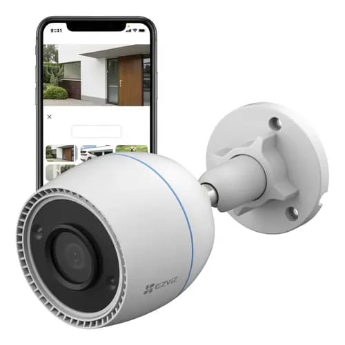Cámara De Seguridad Ezviz H3c 2mp Vision Nocturna Con Wifi Blanco