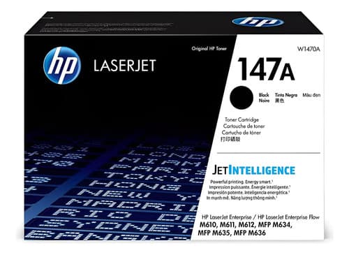 Toner Hp 147a W1470a Negro M610 M612 M634 10500 Pag Original Negro