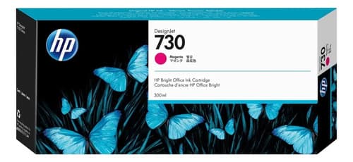 Cartucho De Tinta Plotter Hp 730 P2v69a De 300ml Magenta