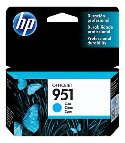 Cartucho Hp 951 Cian Cn050al 8100 8110 8600 8610 8620